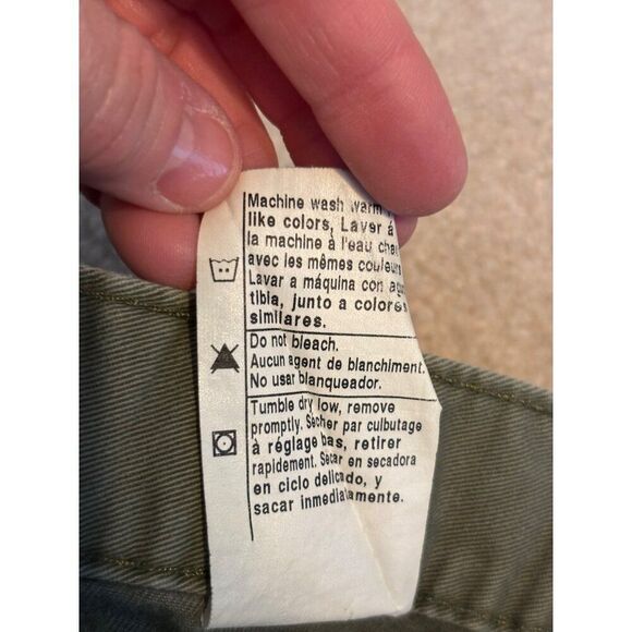 Carhartt Mens Relaxed Fit Khaki Work Pants 42x30 100% Cotton Durable - Picture 7 of 8